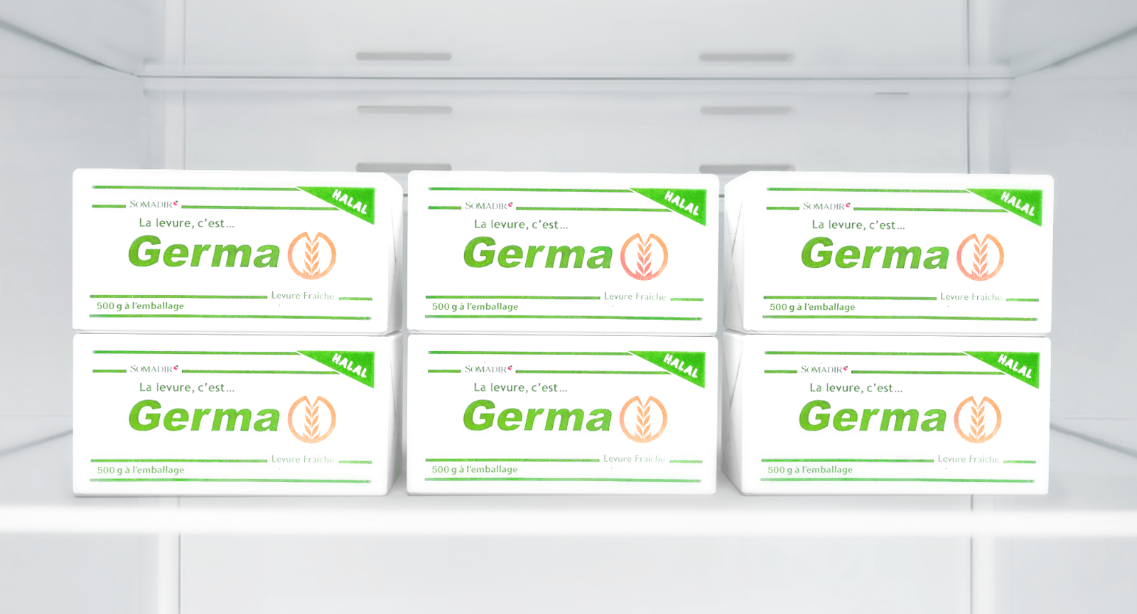 Germa PRODUITS ET MARQUES Boite Levure 500g